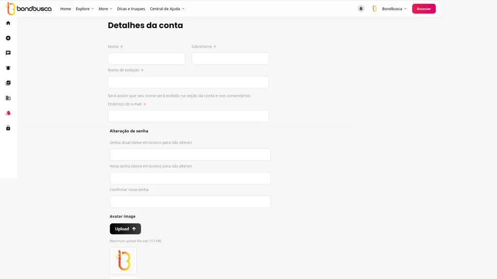 Bondbusca Notificações