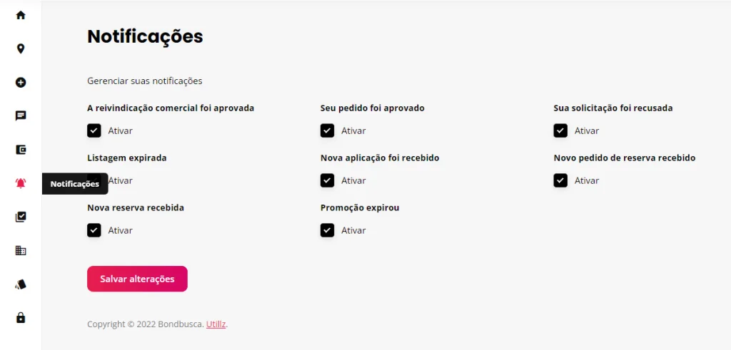 Bondbusca Notificações